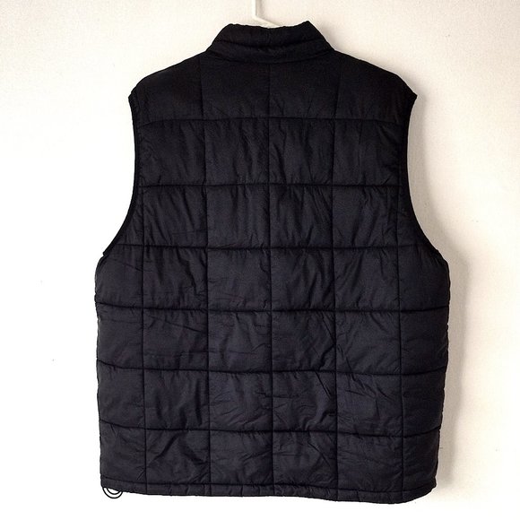 Dockers Men's XL Box Quilted Black Puffer Vest - Picture 9 of 16
